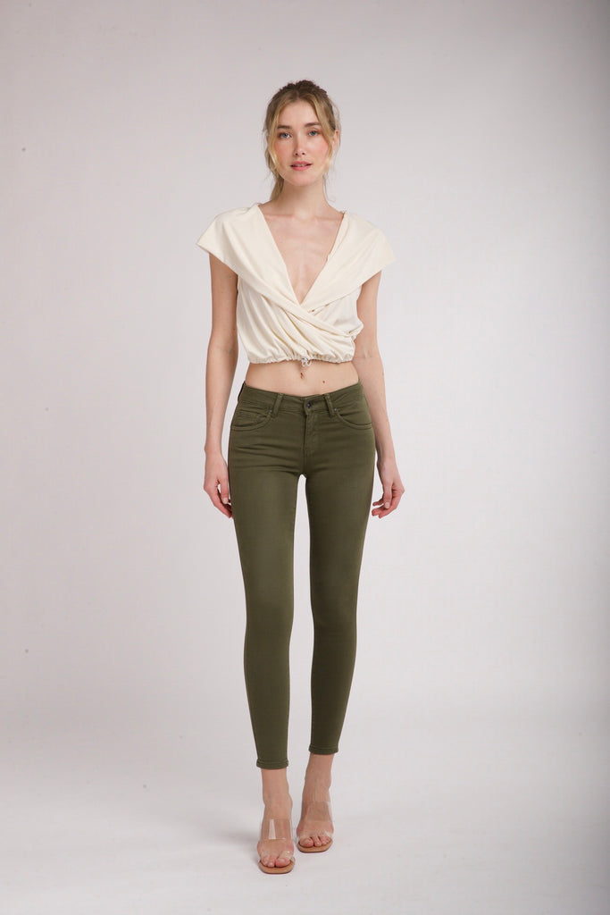 Push Up Jeans - Khaki