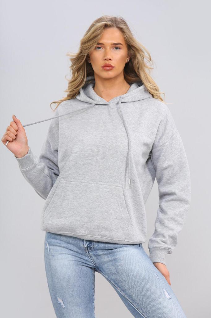 Vicki Grey Plush Hoodie